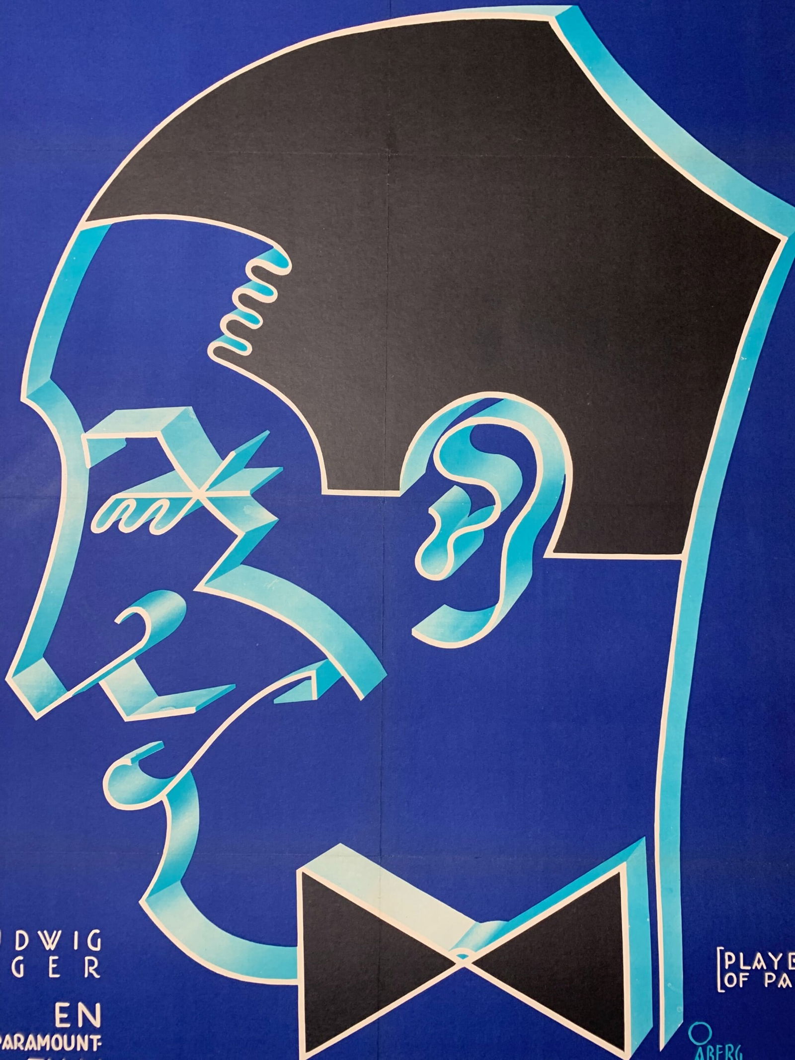 The Playboy of Paris - Maurice Chevalier - Art by Gosta Aberg (1931) 27.5x39.5 Swedish Movie Poster - 6