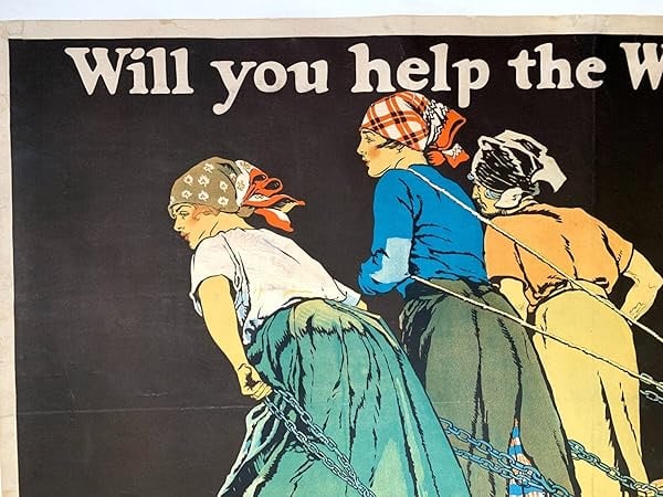 Will You Help The Women Of France? - Art By E. Penfield (1898) 36.5x26 US WWI Poster LB - 3