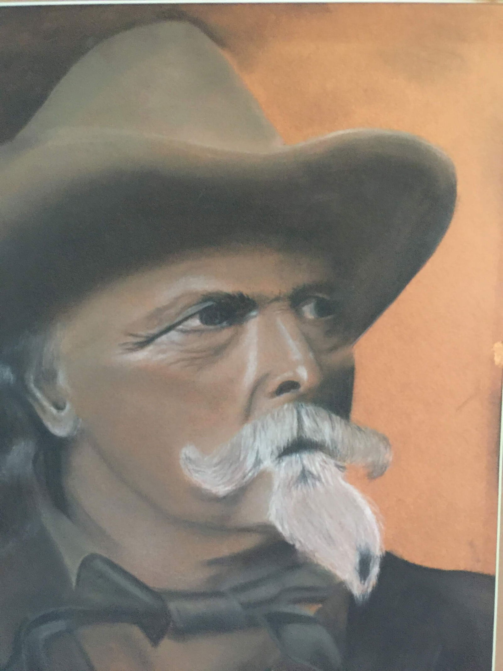 Portrait Of Buffalo Bill - Art By William Henry Machen (1901) US Painting - 2