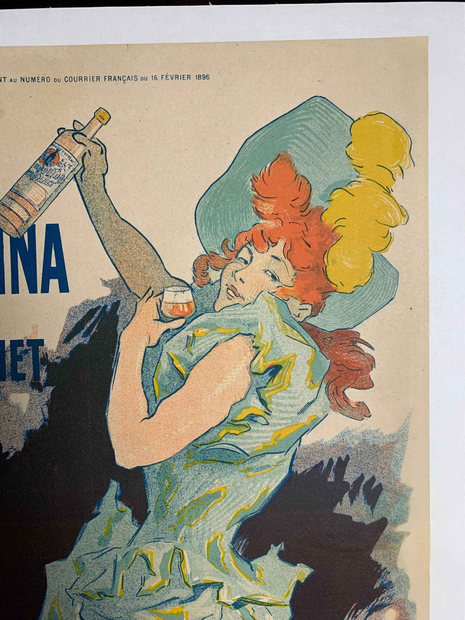 Quinquina Dubonnet - Cheret (1896) 14.75x22.75 French Advertising Poster LB - 2