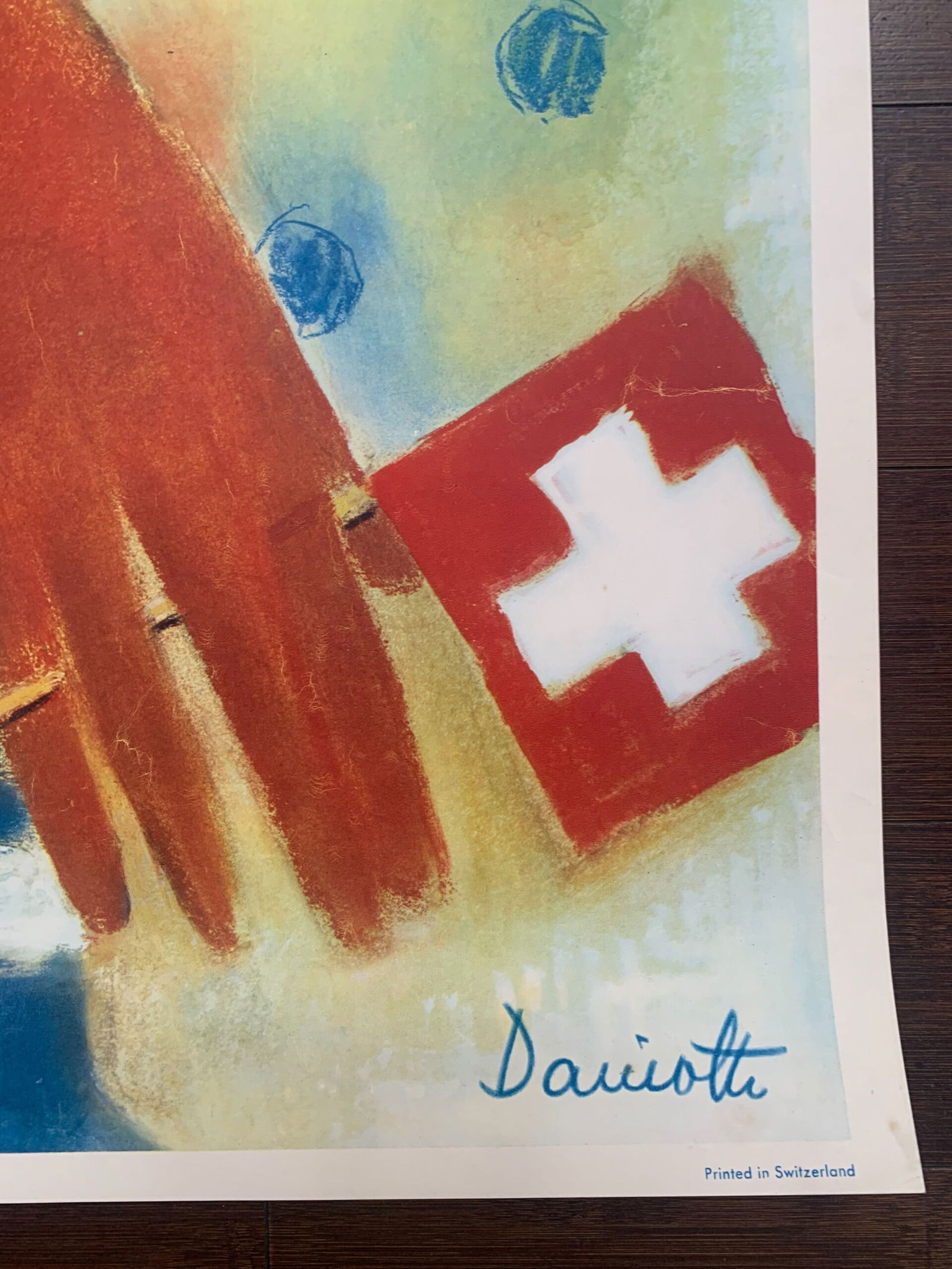 Uri Ferienland - Art by Heinrich Danioth (1953) 25x39 Swiss Advertising Poster - 2