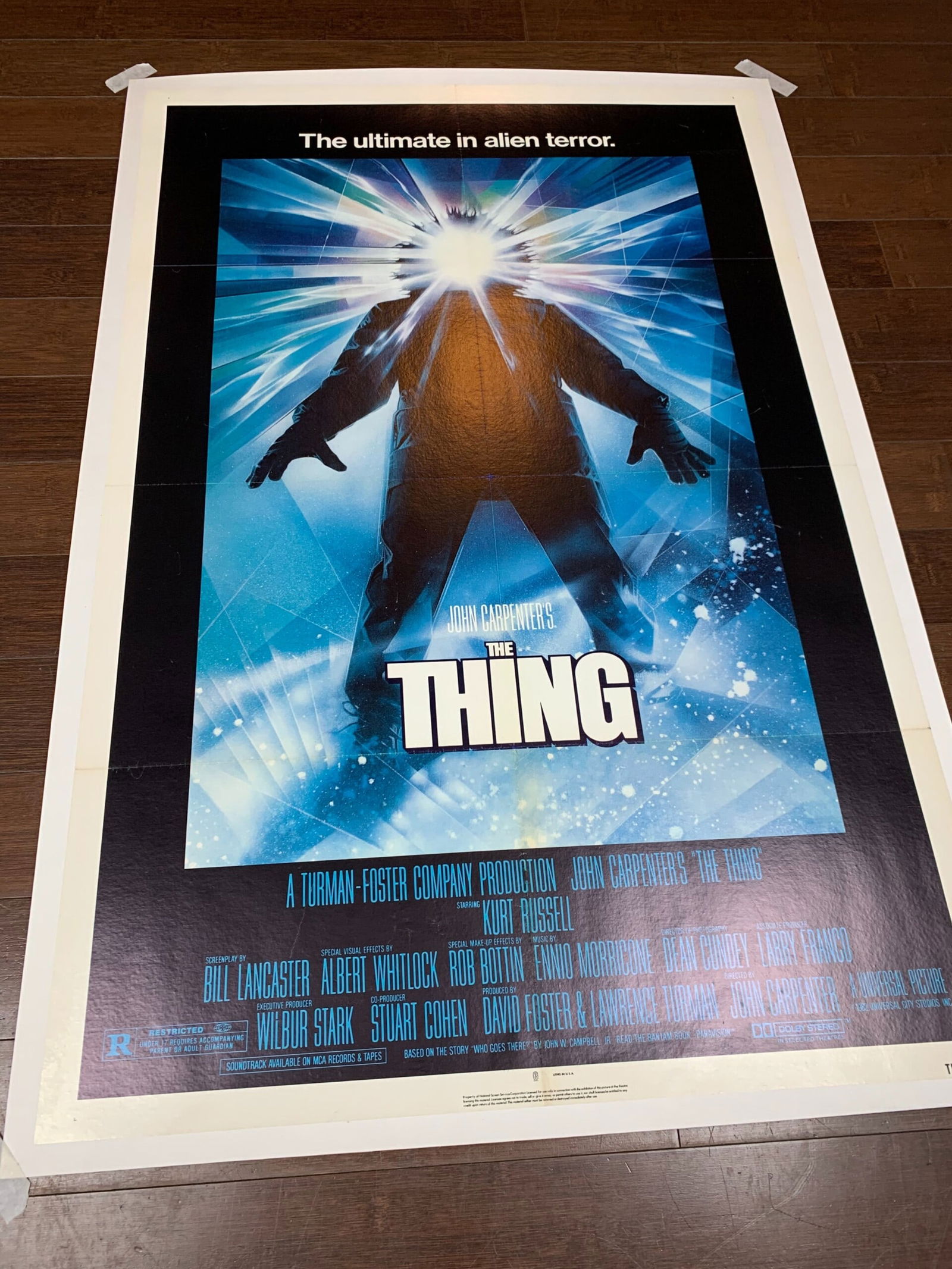 The Thing - John Carpenter (1982) US One Sheet Movie Poster LB - 7