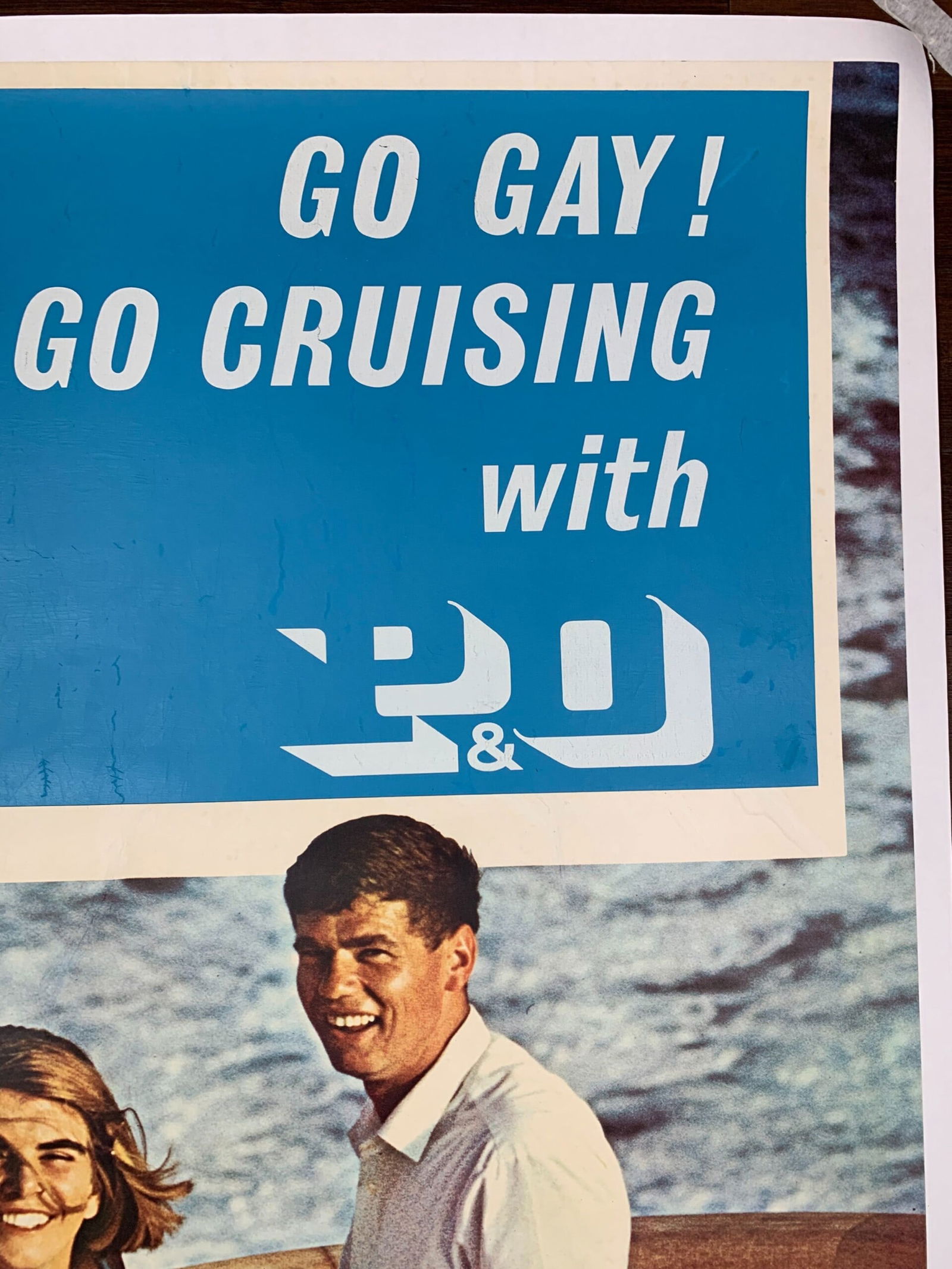 P&O Ferries - Go Gay! (1982) 25x40 UK Travel Poster LB - 3