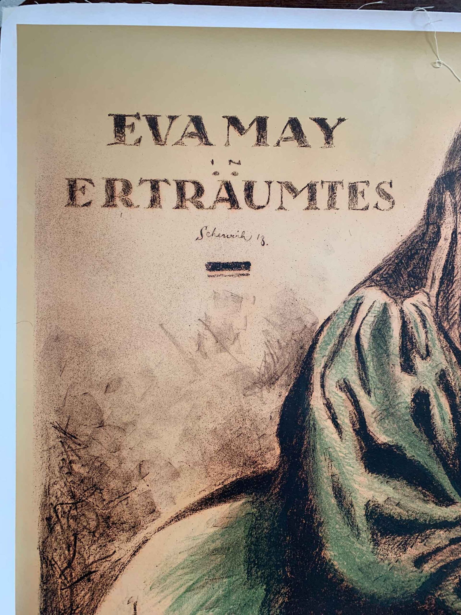 Ertraumtes Eva May - Art by Scheurich (1918) 37.5x56.25 German Advertising Poster LB - 2