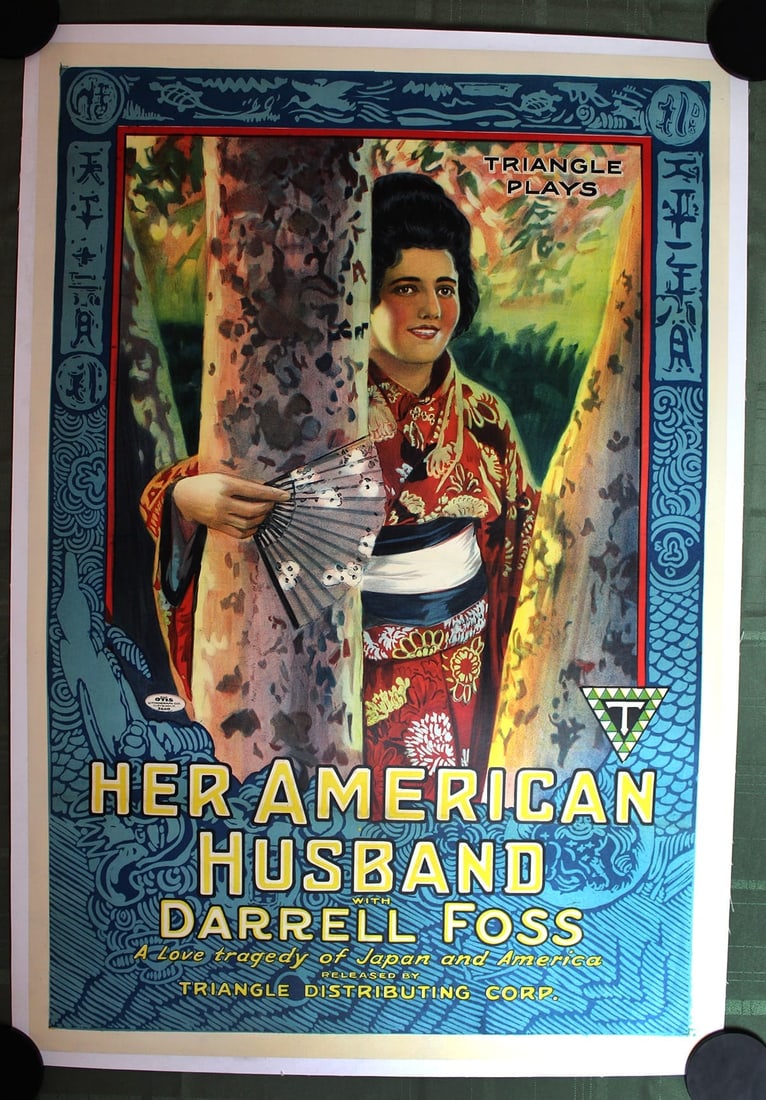 Her American Husband (1918) US One Sheet Movie Poster - 2
