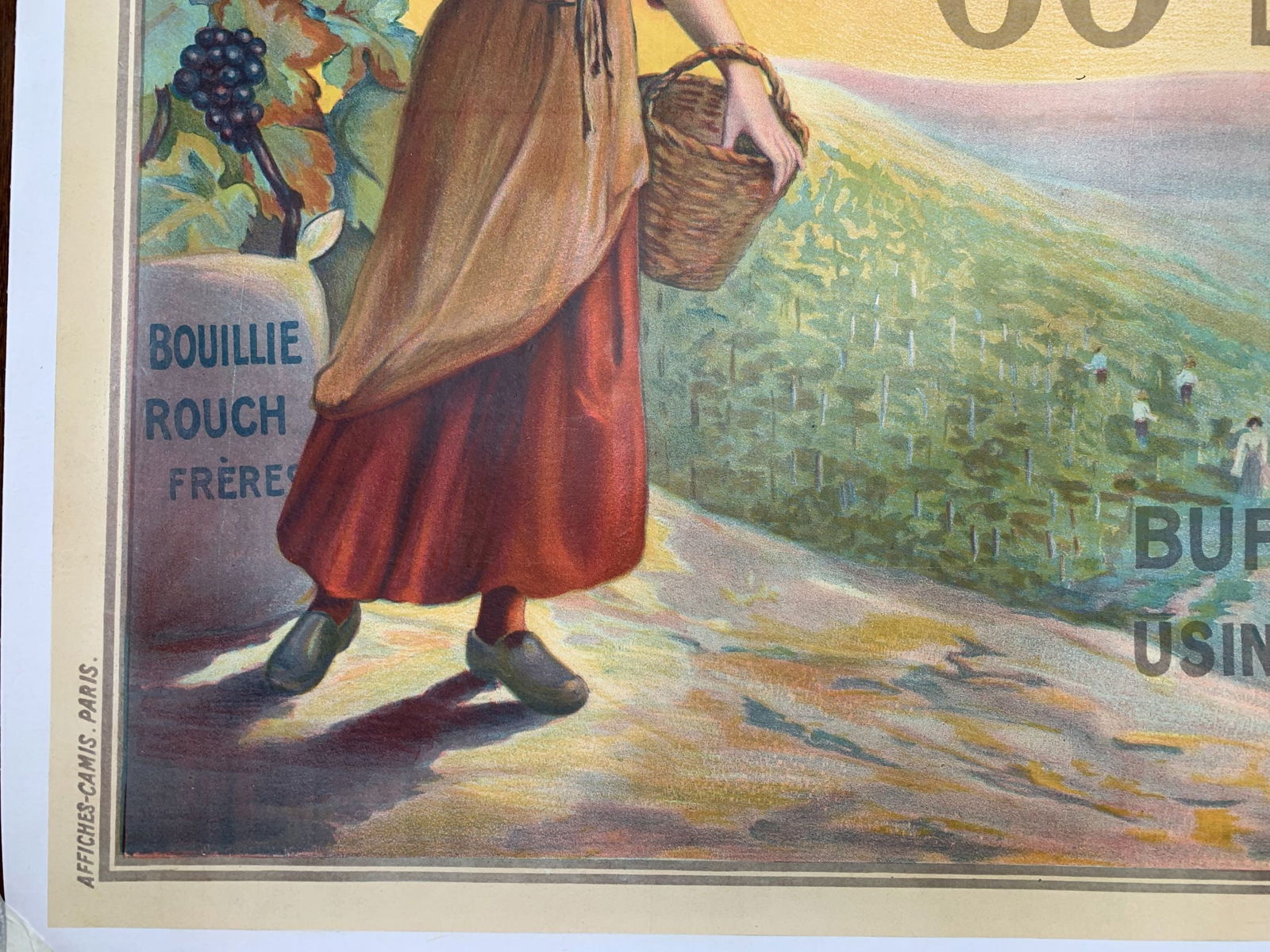 Bouillie Rouch Grapes (1889) 30.5x45.5 French Lithograph Poster LB - 2