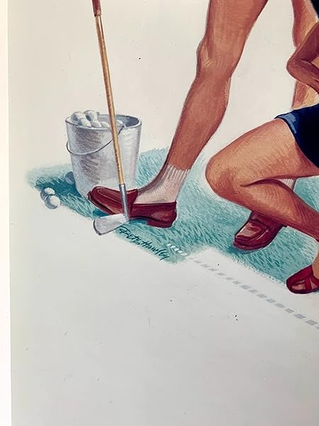 Jantzen Clothing Illustration - Artist Pete Hawley (1948) 21x26.5 US Ad Agency Photographic Print - - 3