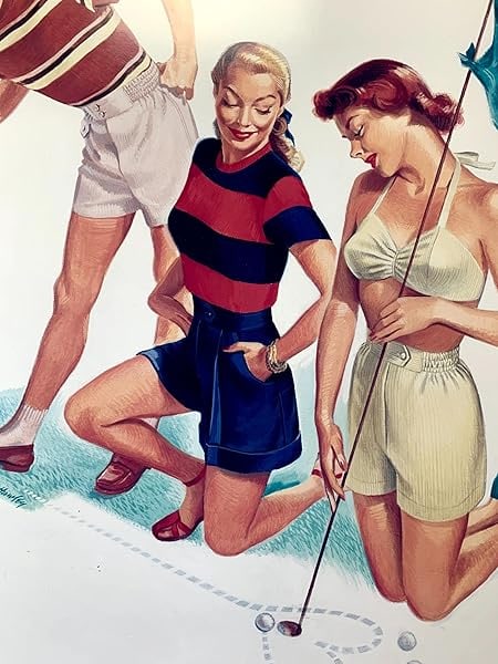 Jantzen Clothing Illustration - Artist Pete Hawley (1948) 21x26.5 US Ad Agency Photographic Print - - 4