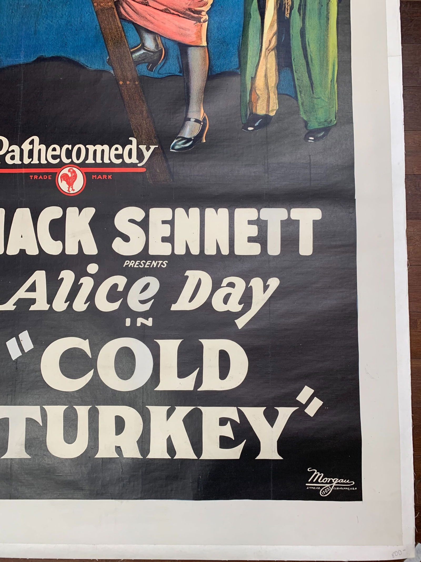 Cold Turkey - Mack Sennett (1925) US Silent Three Sheet movie Poster LB - 3