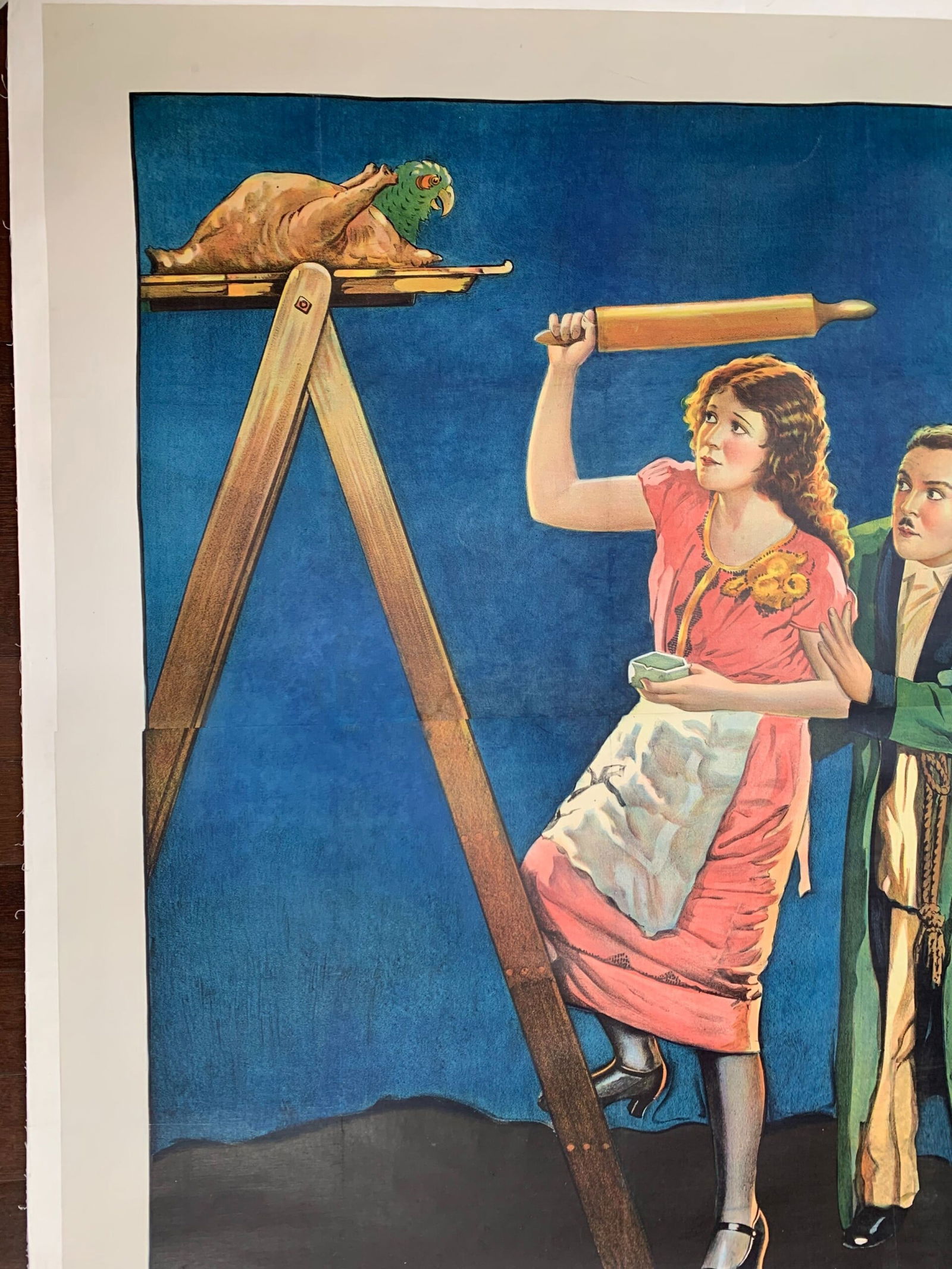 Cold Turkey - Mack Sennett (1925) US Silent Three Sheet movie Poster LB - 5