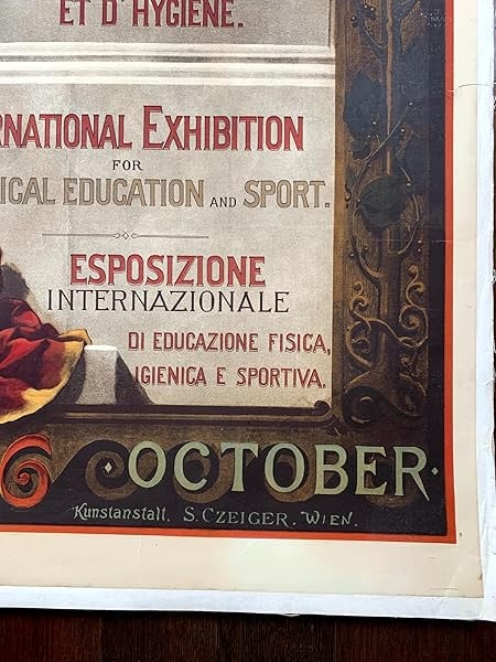 Innsbruck-Tyrol - Art By A.H. Schram (1896) 35.5x46.5 Austrian Exhibition Poster LB - 6