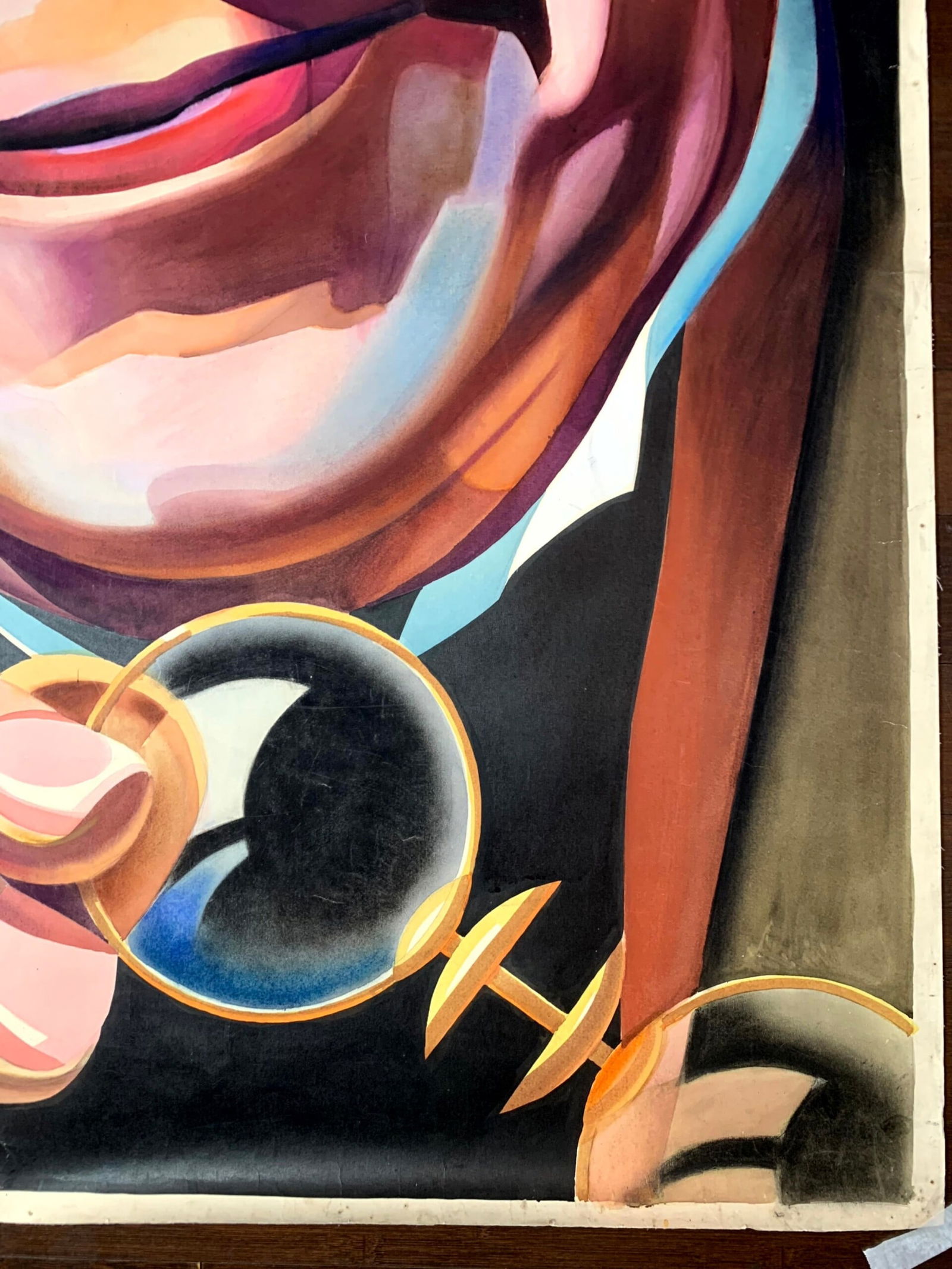 The House Of Rothschild - Art By Margite Kovats (1934) 49.2x73.6 Austrian Gouache Art - 2