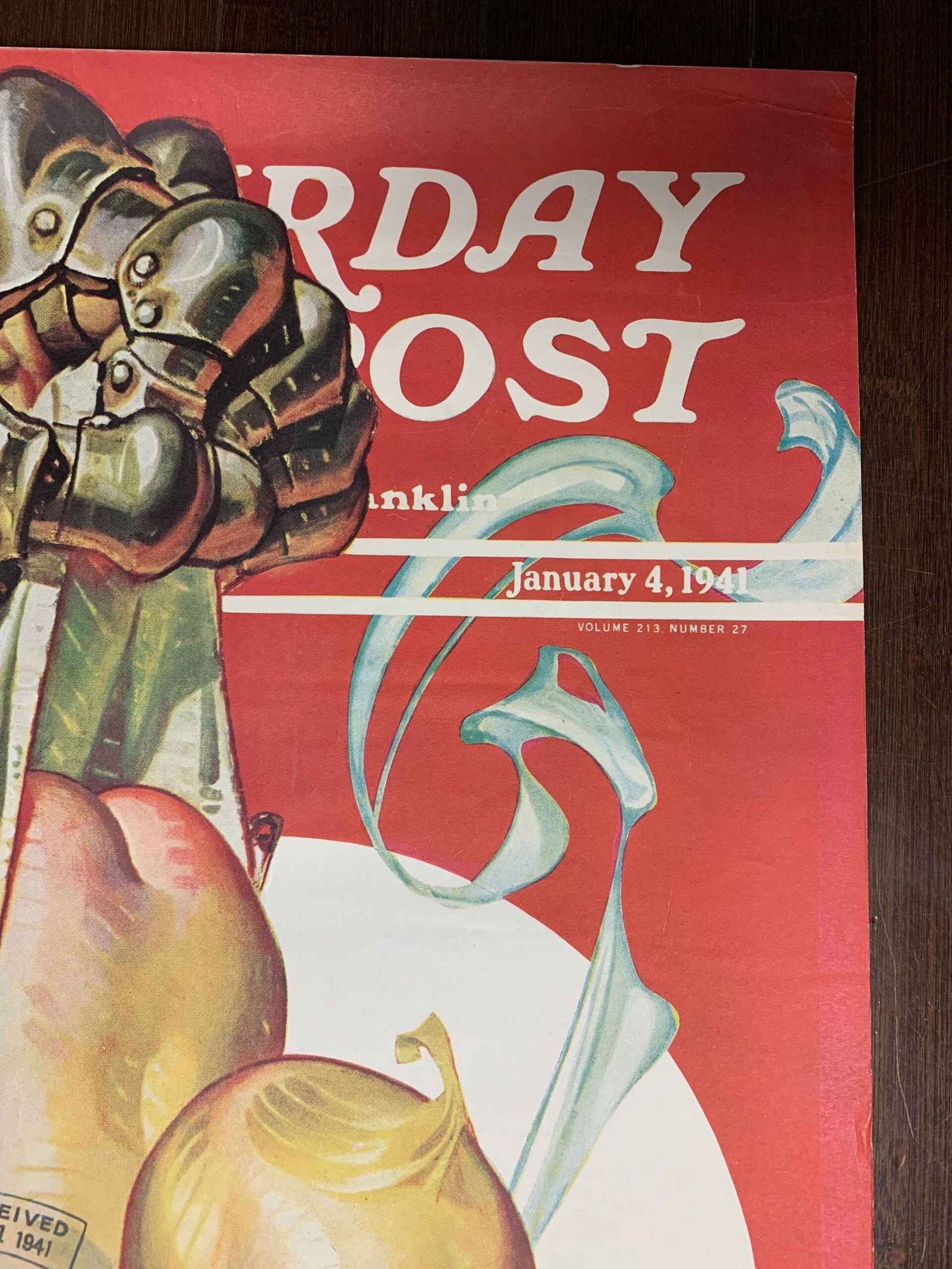 Saturday Evening Post - Art Leyendecker (1941) 27.5x43 US Newstand Poster - 3