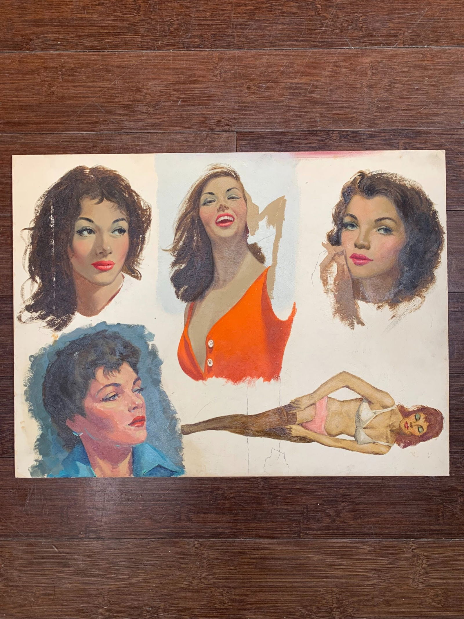 Kenneth S. Davies - Noted Illustration Artist (1950's) 14x20 US Artwork On Illustrator Board - 2