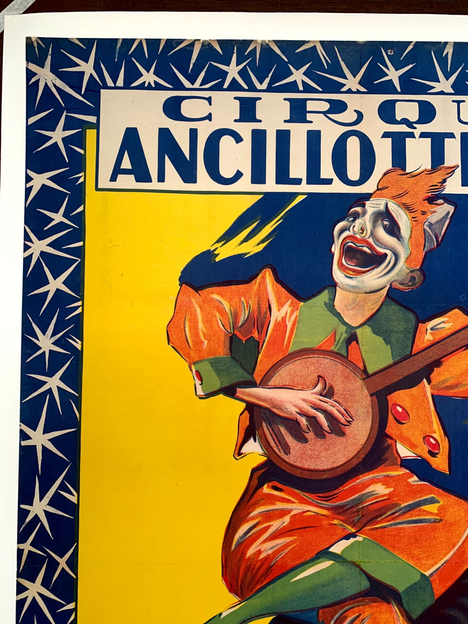 Cirque Ancillotti Plege - Art by Lorit (1924) 45x63.5 French Circus Poster LB - 3