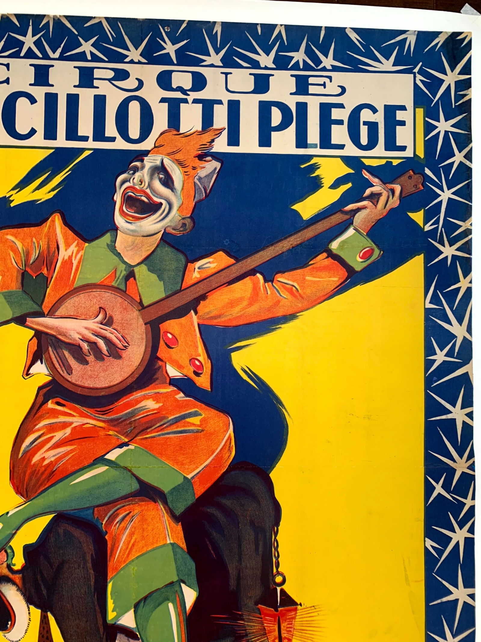 Cirque Ancillotti Plege - Art by Lorit (1924) 45x63.5 French Circus Poster LB - 4