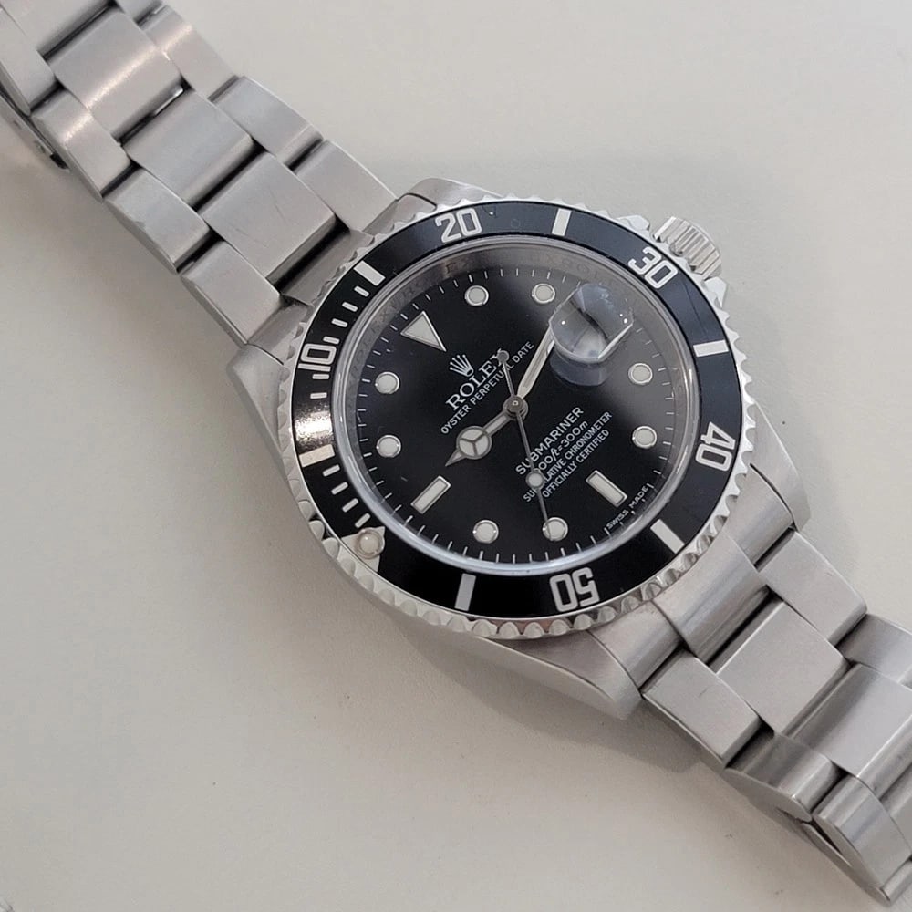 Rolex Oyster Date 16610T Submariner Mens 40mm 2000s Automatic All Original RA686 - 7