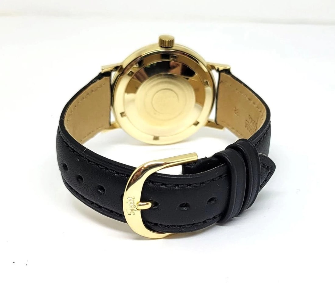 Vintage 14k GIRARD PERREGAUX Mens 39 Jewels Gyromatic Watch 1960s EXLNT SERVICED - 6