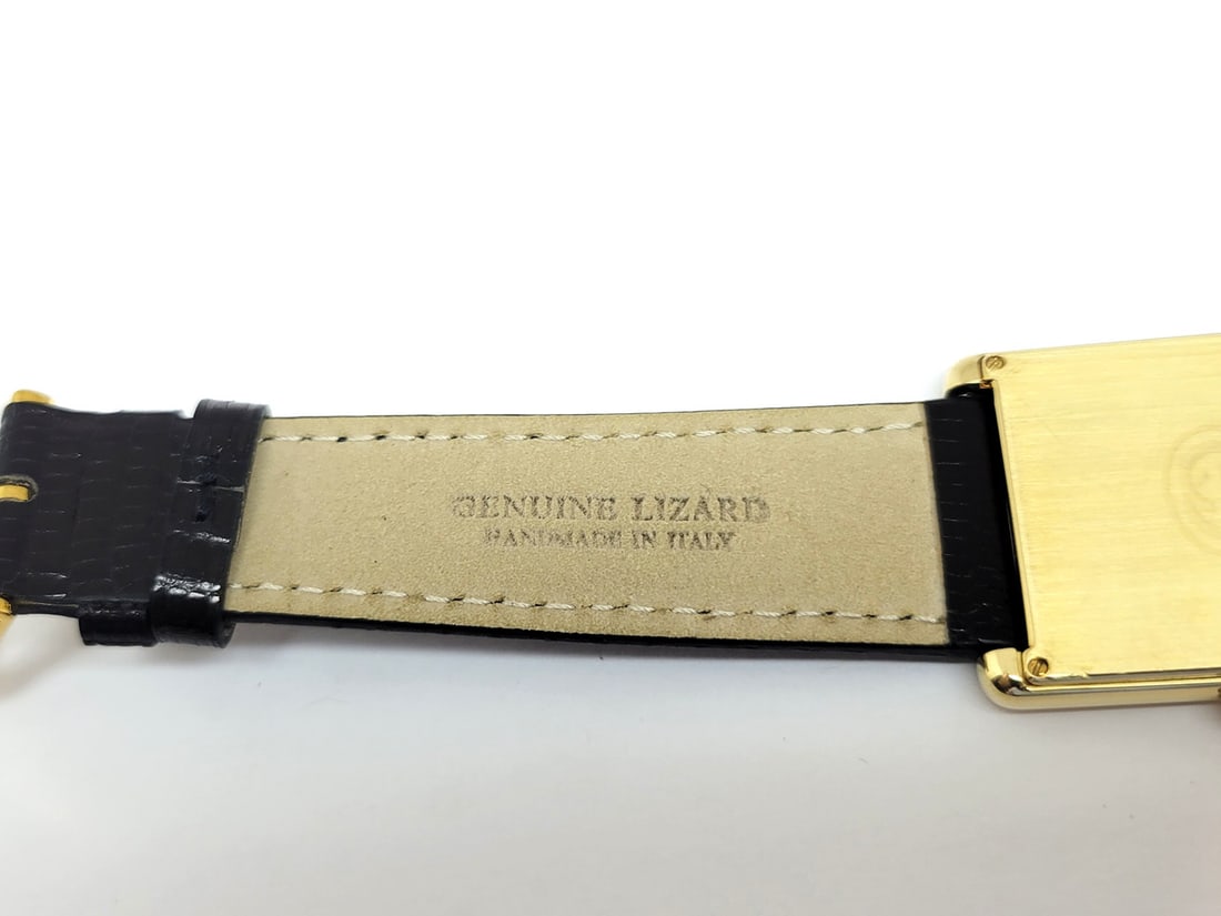 Solid 18k GUCCI TANK Unisex Watch 28 mm Ref 710 M* EXLNT - 10