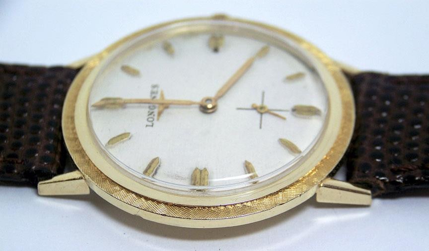 Vintage 14k LONGINES Mens Winding Watch Cal 23Z 1960s* EXLNT Condition* SERVICED - 12