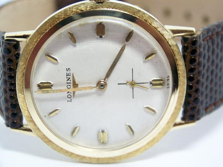 Vintage 14k LONGINES Mens Winding Watch Cal 23Z 1960s* EXLNT Condition* SERVICED - 6