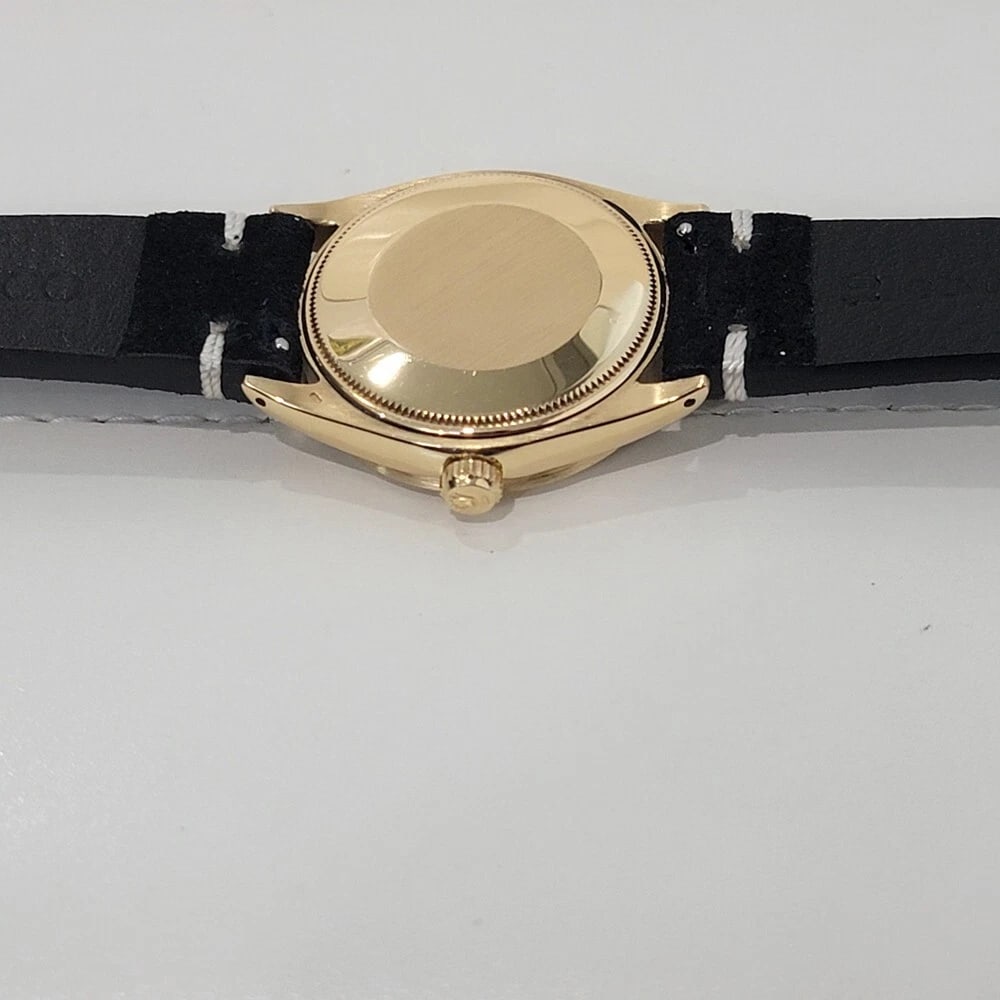 Rolex Oyster Perpetual Ref 1007 34mm 1960s 18k Solid Gold Mens Automatic RA438B - 9