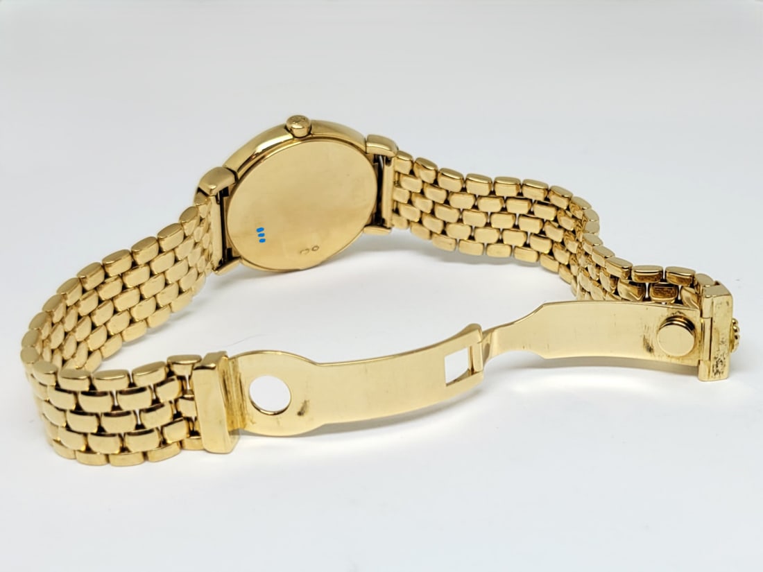 Ladies Solid 18k Yellow Gold ROLEX CELLINI Quartz Watch c.1995 Ref. 6621 EXLNT - 7