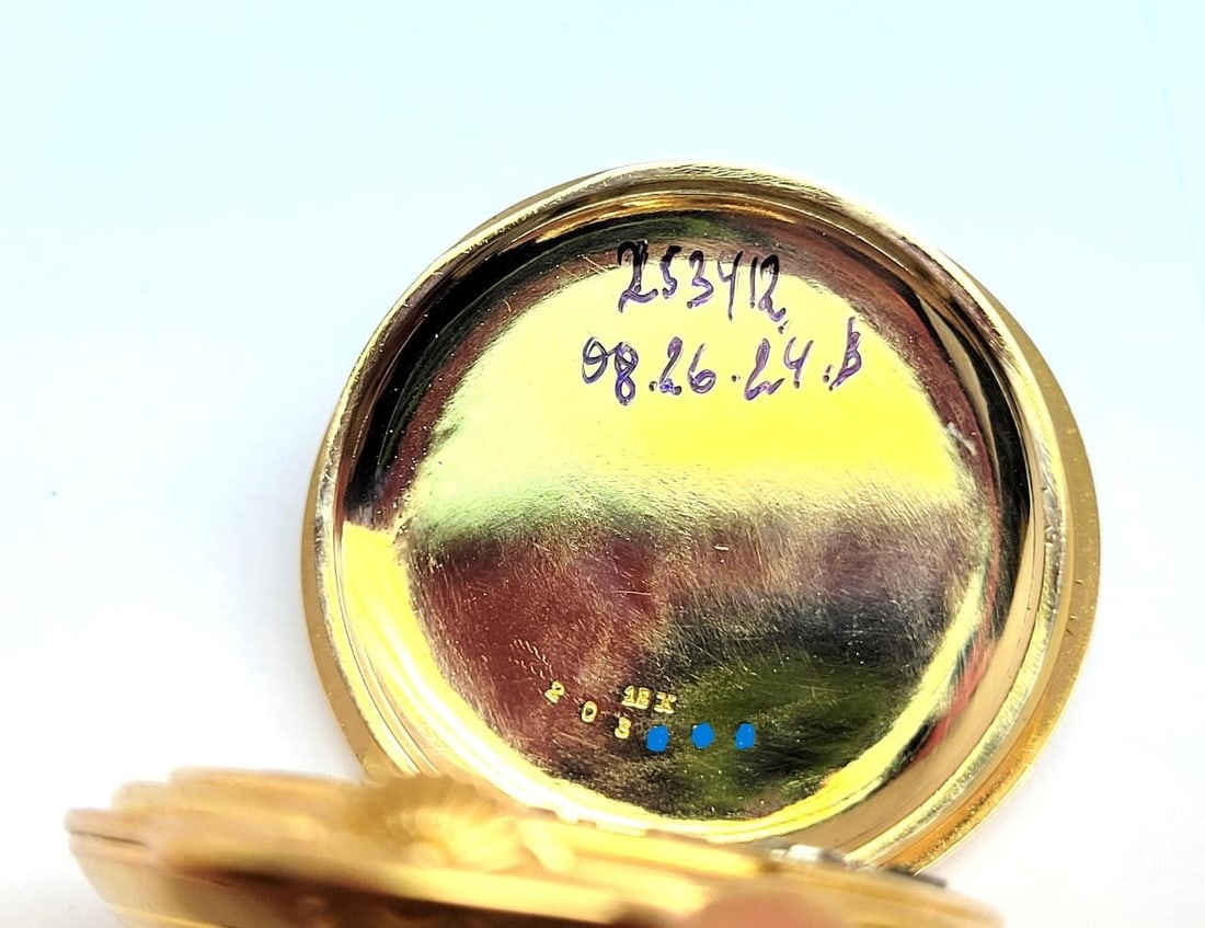 Antique 18K Gold MARCUS & Co by PATEK PHILIPPE Pocket watch c.1890* 50 mm* EXLNT - 11