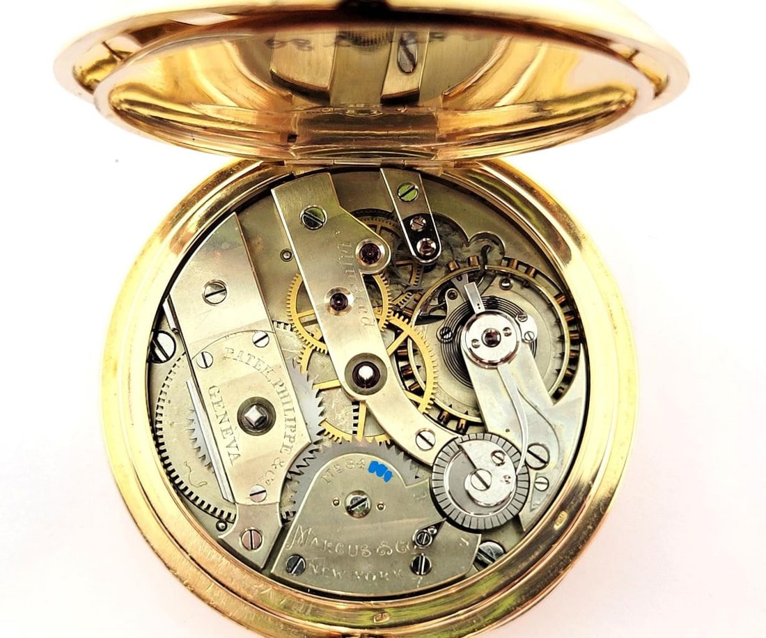 Antique 18K Gold MARCUS & Co by PATEK PHILIPPE Pocket watch c.1890* 50 mm* EXLNT - 13