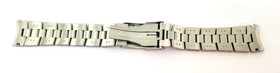 S/Steel & 18k TAG HEUER Watch Bracelet FAD001 for ZA7315 Model* 20 mm EXLNT - 4