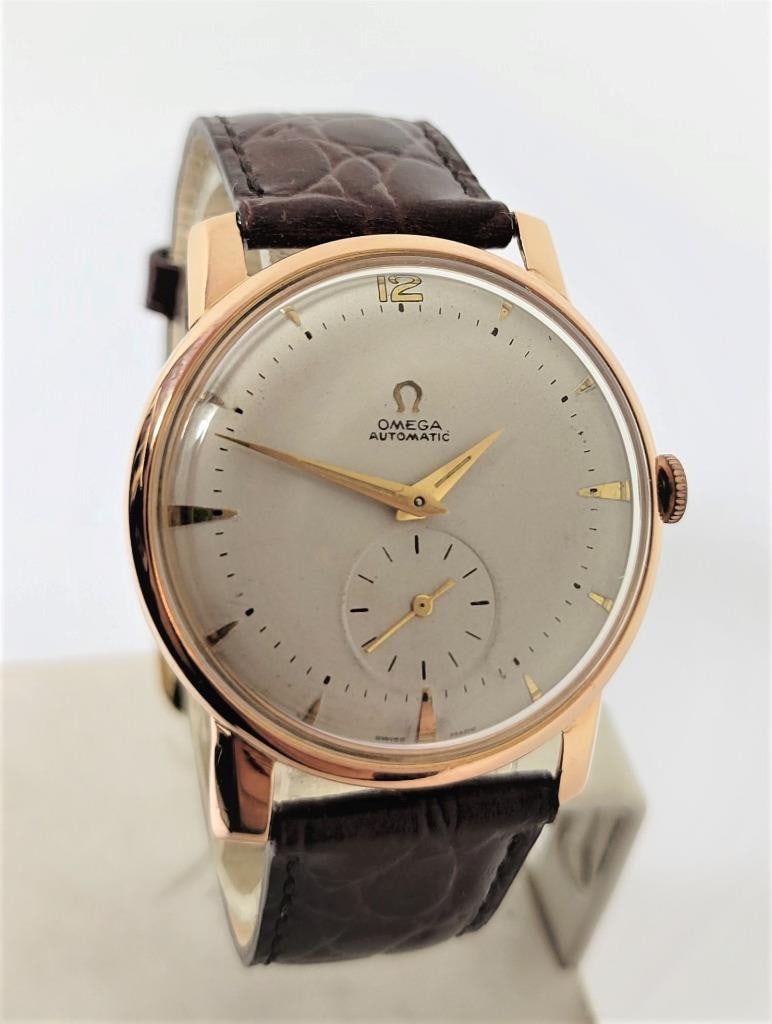 Vintage 18k Rose Gold OMEGA Automatic Watch c.1950 Cal.332* SERVICED* 36 mm - 3
