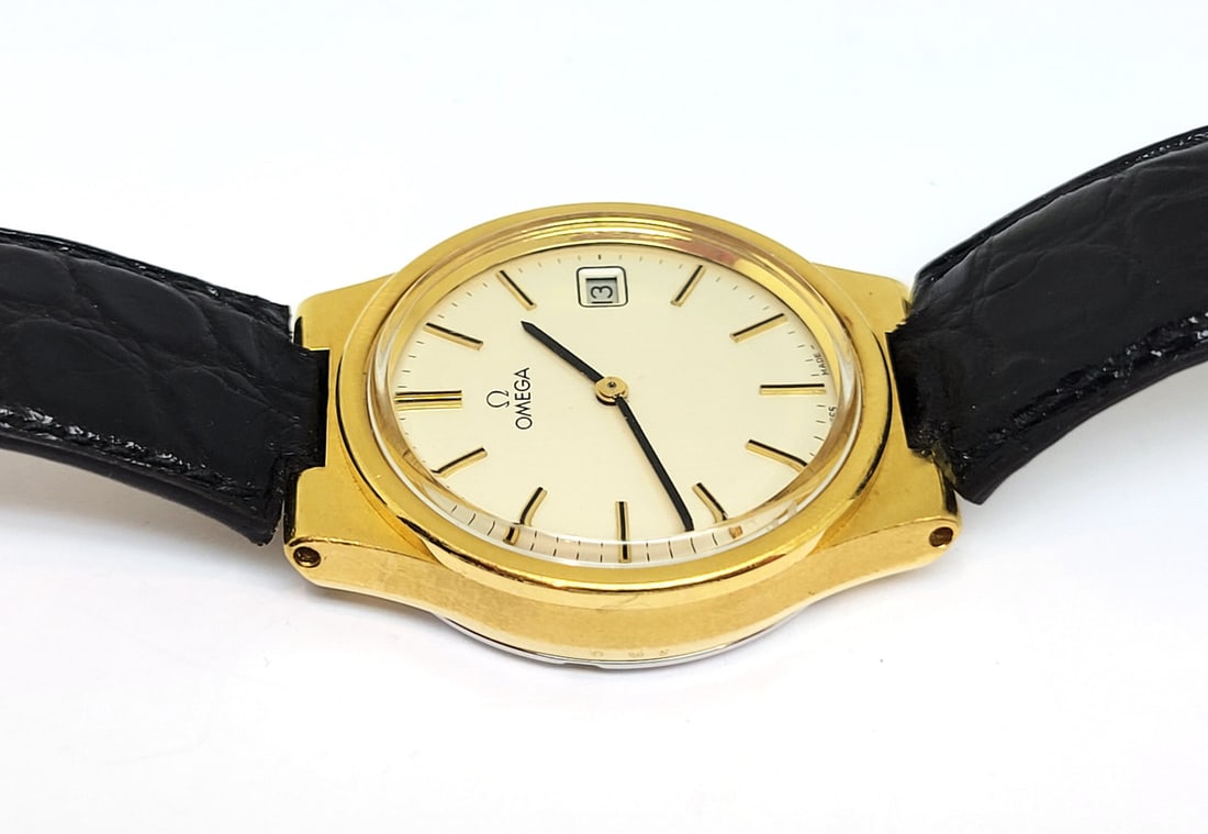 Vintage 18k GP OMEGA Winding Watch c.1970s Cal 1030* Re-Cased* EXLNT* SERVICED - 10