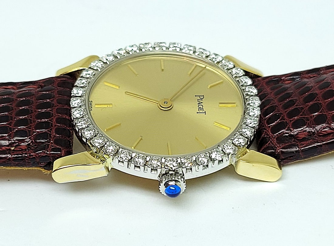 Solid 18k Two Tone PIAGET Ladies Dress Watch with Diamonds Ref 926 B68* EXLNT - 7