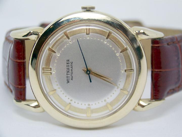 Vintage 14k Gold WITTNAUER Mens Automatic Watch 1960s Cal.11ARK* EXLNT* SERVICED - 5