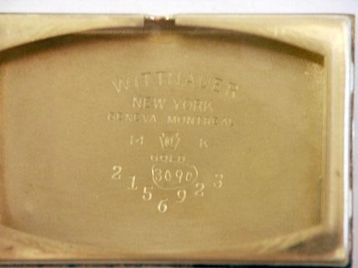 Solid 14k WITTNAUER Ladies Winding Watch 1940s* EXLNT - 10