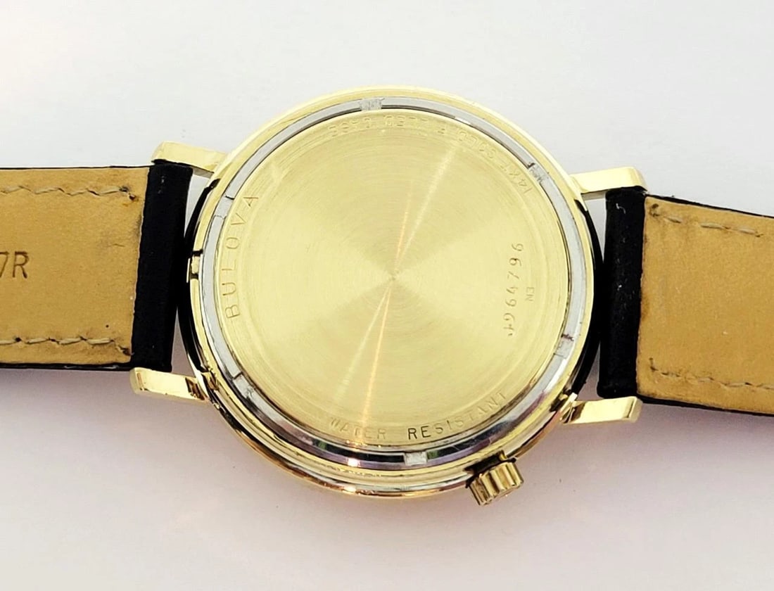 Vintage Mens 14k GF BULOVA ACCUTRON Date Watch 1973* EXLNT* SERVICED - 8