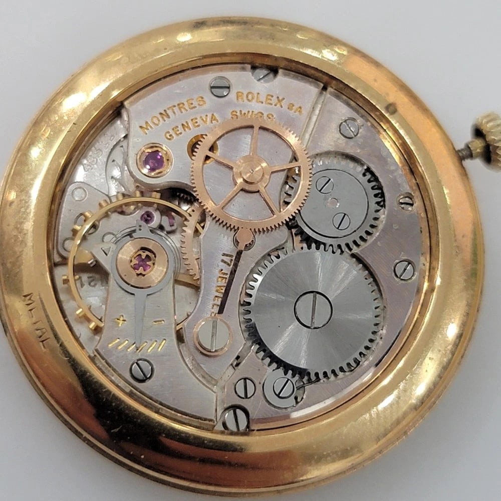 Rolex Precision Ref 8961 18k Solid Gold Mens Manual Wind Dress Watch 1950s RA634 - 11