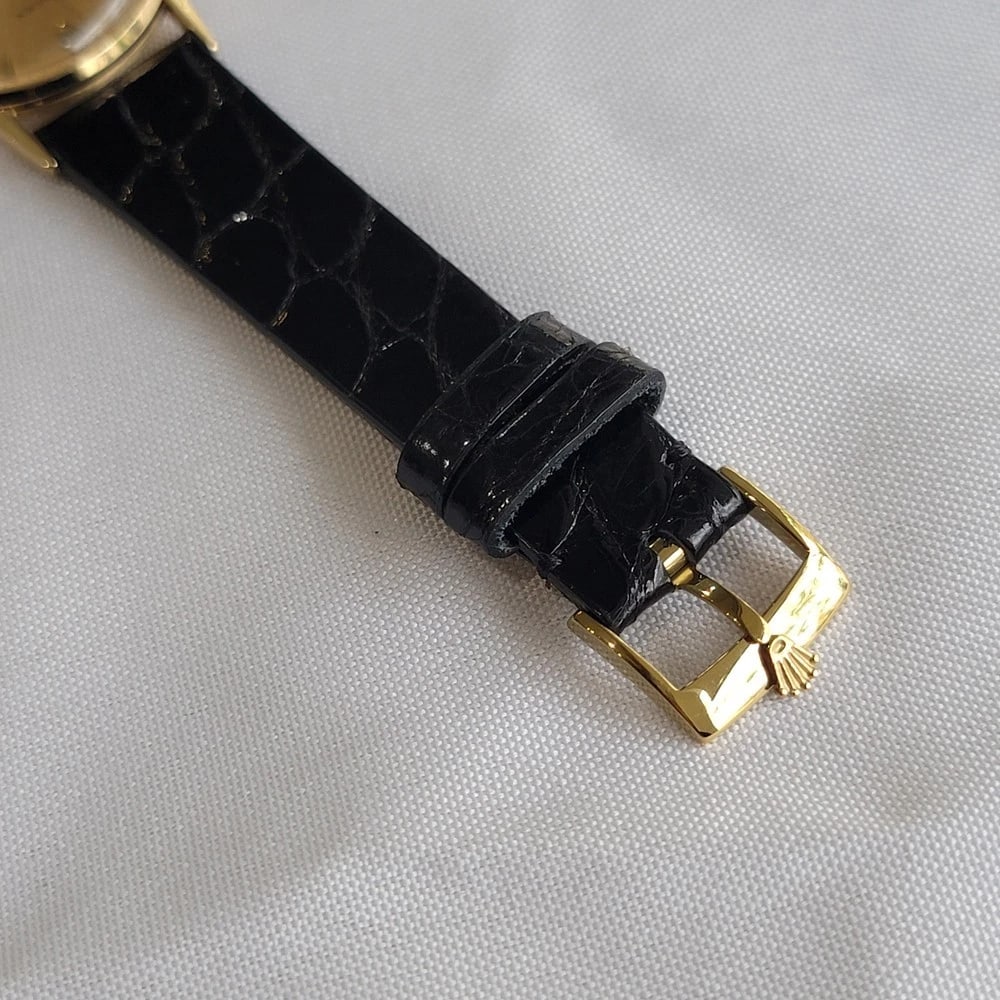 Rolex Precision Ref 8961 18k Solid Gold Mens Manual Wind Dress Watch 1950s RA634 - 6