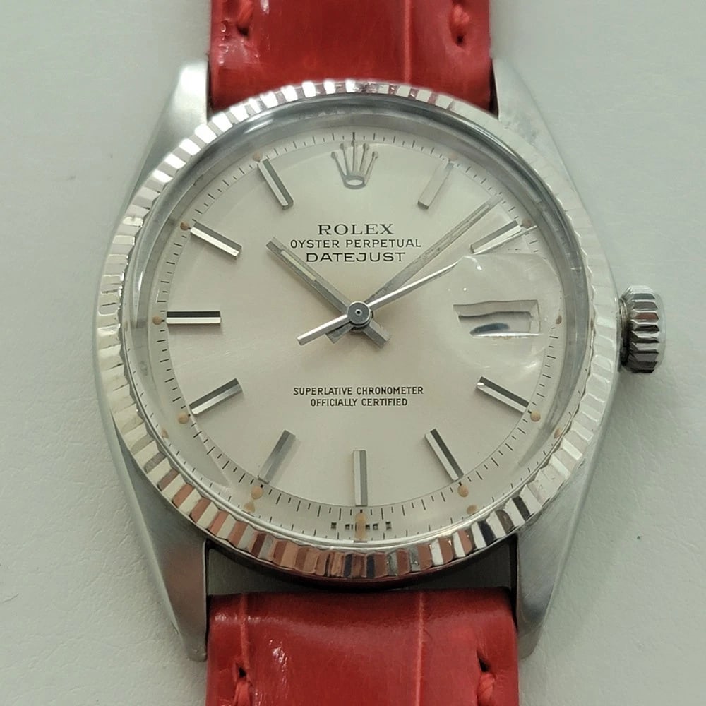 Rolex Oyster Datejust Ref 1601 36mm 18k SS Mens Vintage 1970s Automatic RA594 - 3