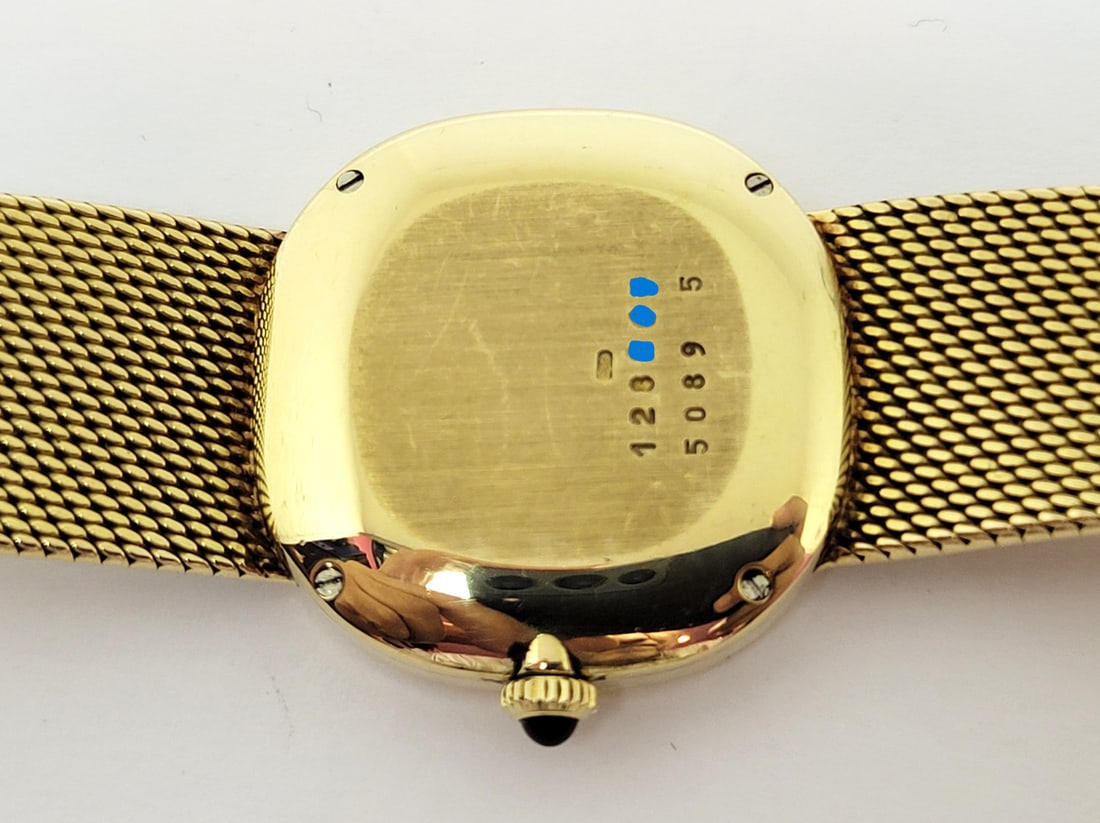 Vintage Ladies Solid 18k CHOPARD Winding Watch Floating Diamonds* Ref 5089 EXLNT - 9