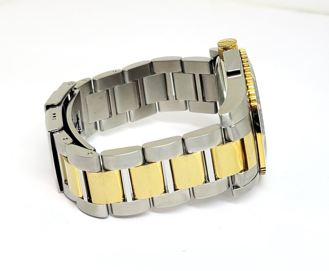 Mens Two Tone S/Steel LONGINES Hydro Conquest Automatic Black Dial Watch L3.742.3 - 7