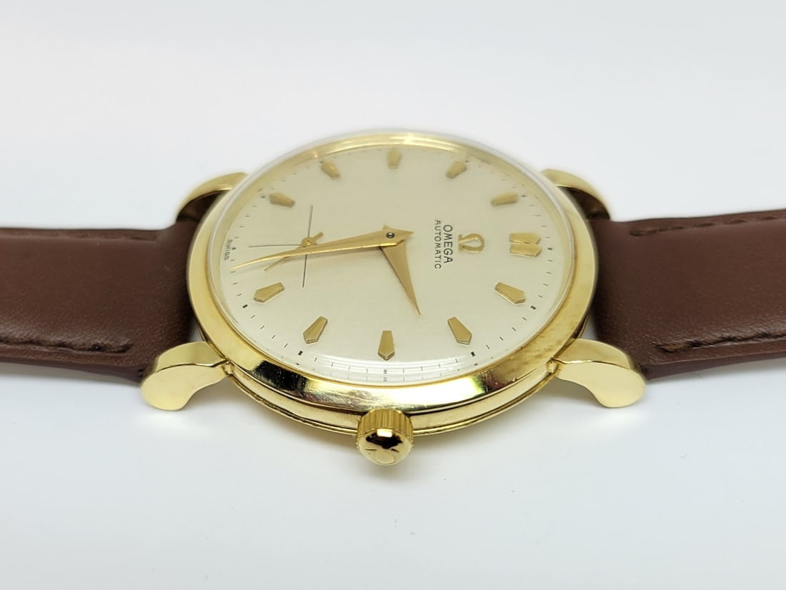 Solid 18k OMEGA Men's AUTOMATIC Watch* Cal 28.10.RA.SC.PC c.1944* EXLNT SERVICED - 6
