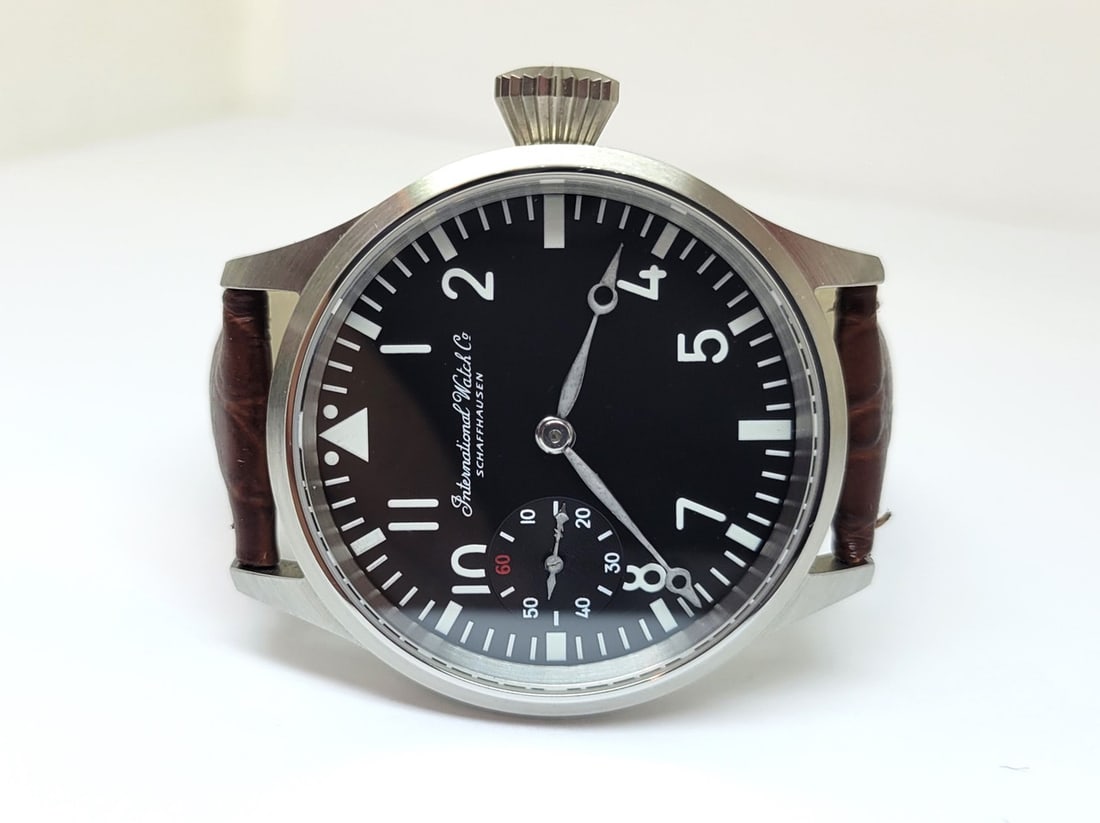 Vintage Men's IWC High Grade Winding Movement in S/Steel Generic Case* SERVICED - 3