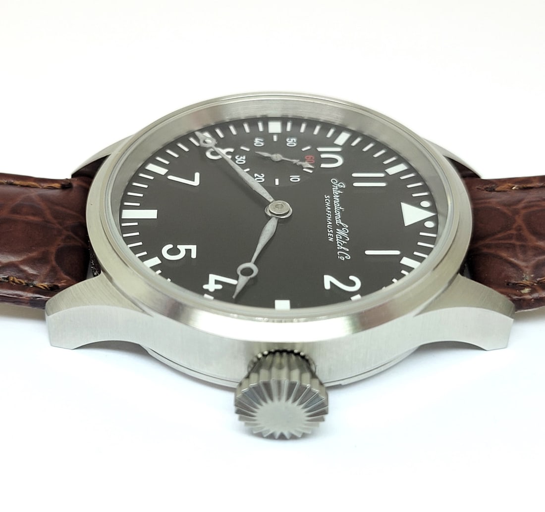 Vintage Men's IWC High Grade Winding Movement in S/Steel Generic Case* SERVICED - 7