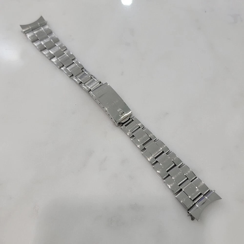 Rolex Oyster Bracelet 19mm Stainless Original Riveted 18cm Length Vintage BR138 - 2