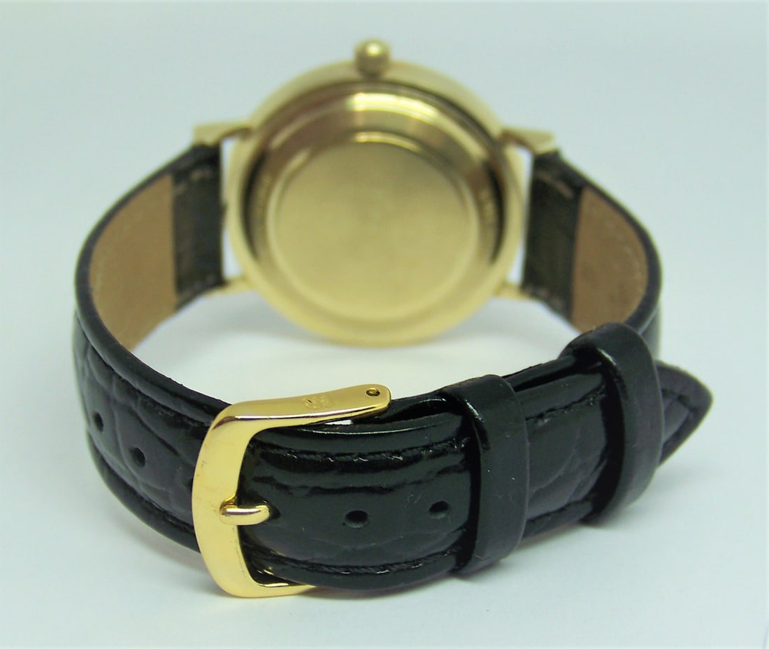 Vintage 14k LONGINES 5 Star Admiral Automatic DATE Watch 1970s Cal.2784* EXLNT - 7