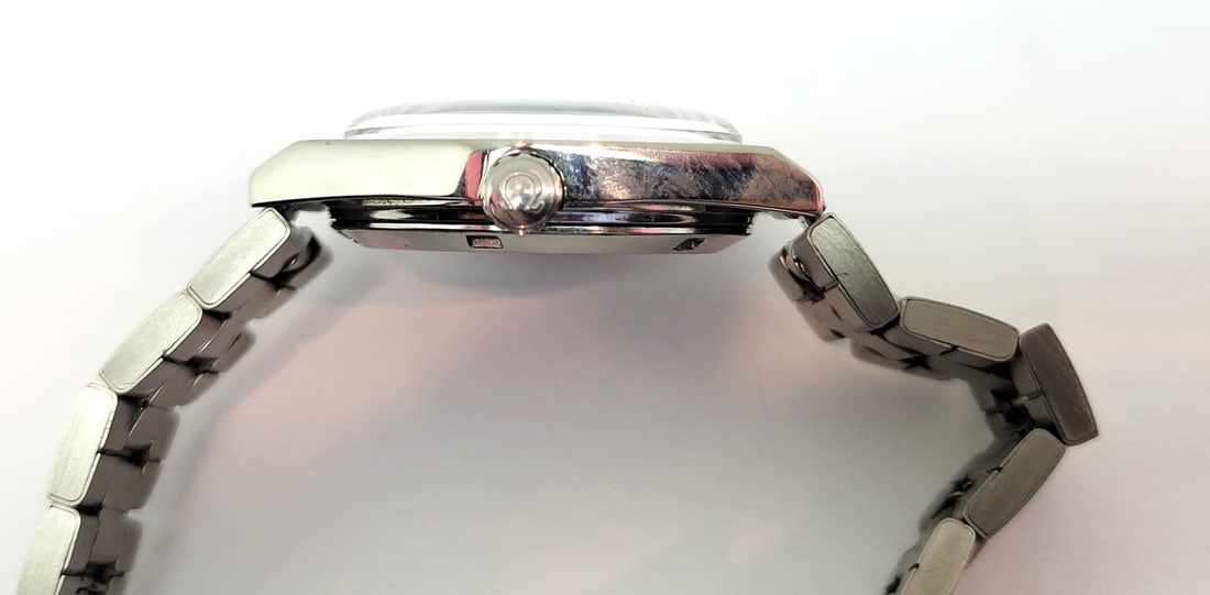 Vintage S/Steel OMEGA Automatic Day Date Watch 1970s Cal 1020* 166.0120* EXLNT - 6