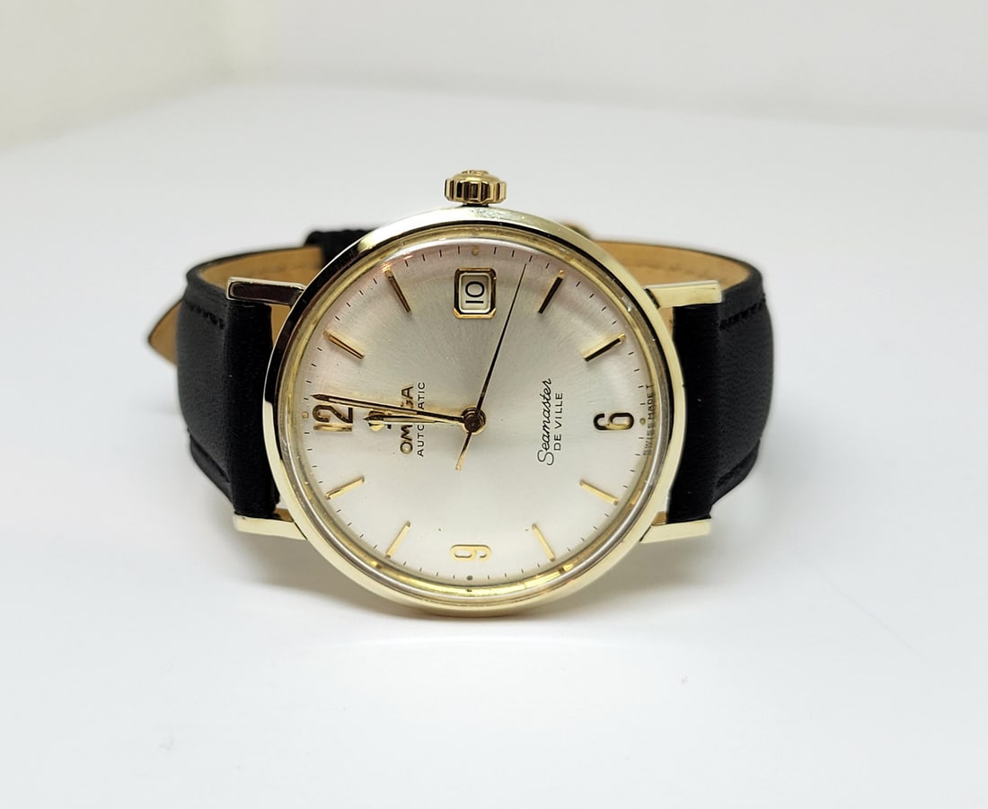 Vintage 14k GF OMEGA SEAMASTER DEVILLE Automatic Watch Cal 560* KL6292* EXLNT - 2