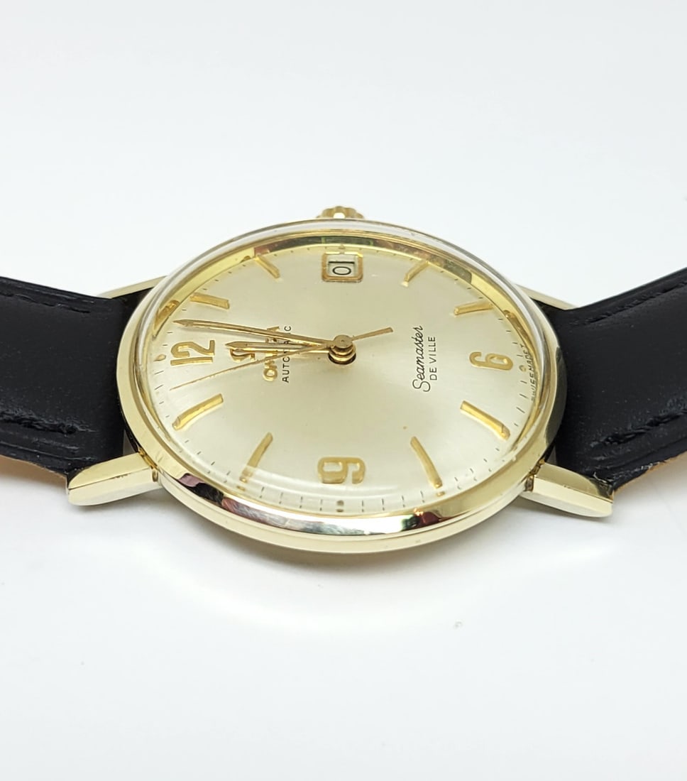 Vintage 14k GF OMEGA SEAMASTER DEVILLE Automatic Watch Cal 560* KL6292* EXLNT - 7