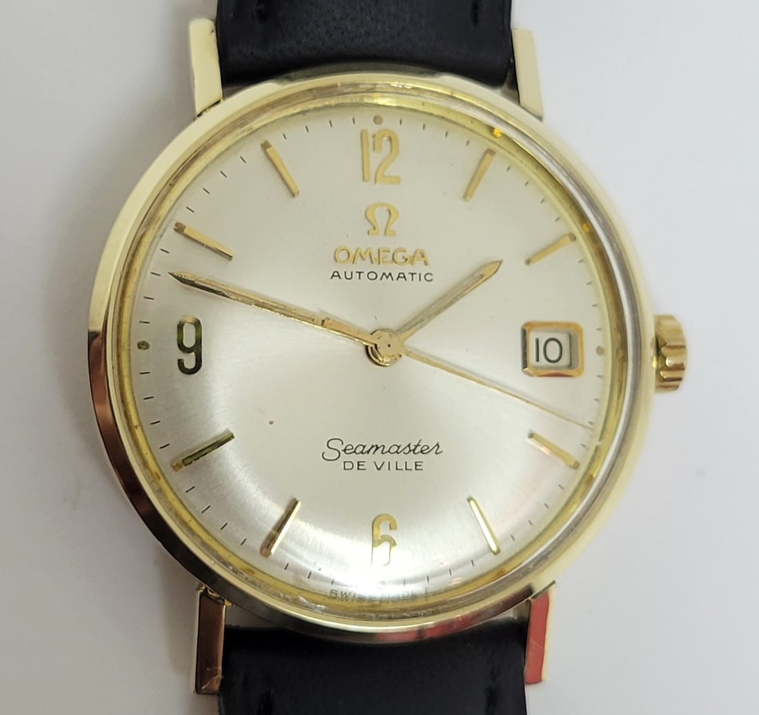 Vintage 14k GF OMEGA SEAMASTER DEVILLE Automatic Watch Cal 560* KL6292* EXLNT - 8